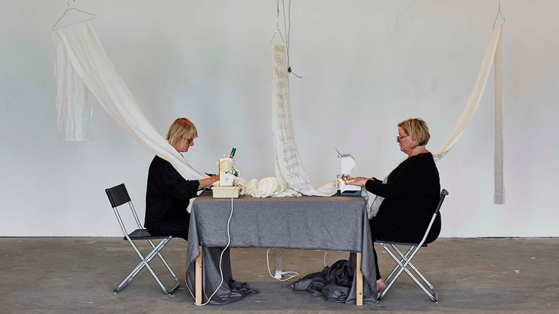 Practised Hands | Alice Clark and Jayne Cherry at Conway Mill, the Drying Room