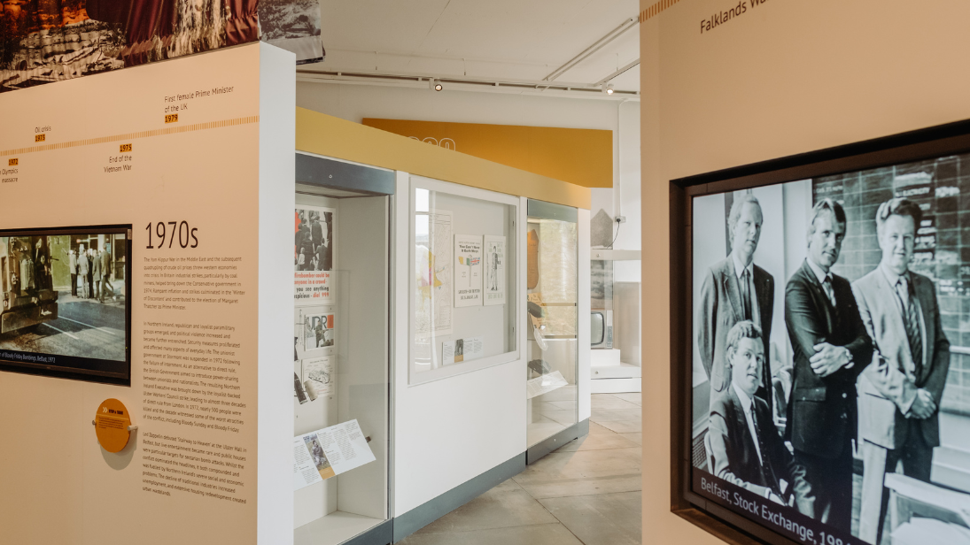 The Troubles & Beyond History gallery in Ulster Museum 