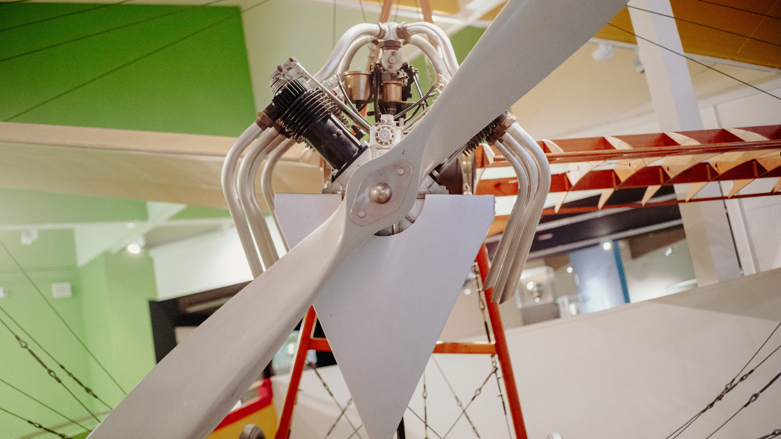 A plane at the Transport Museum