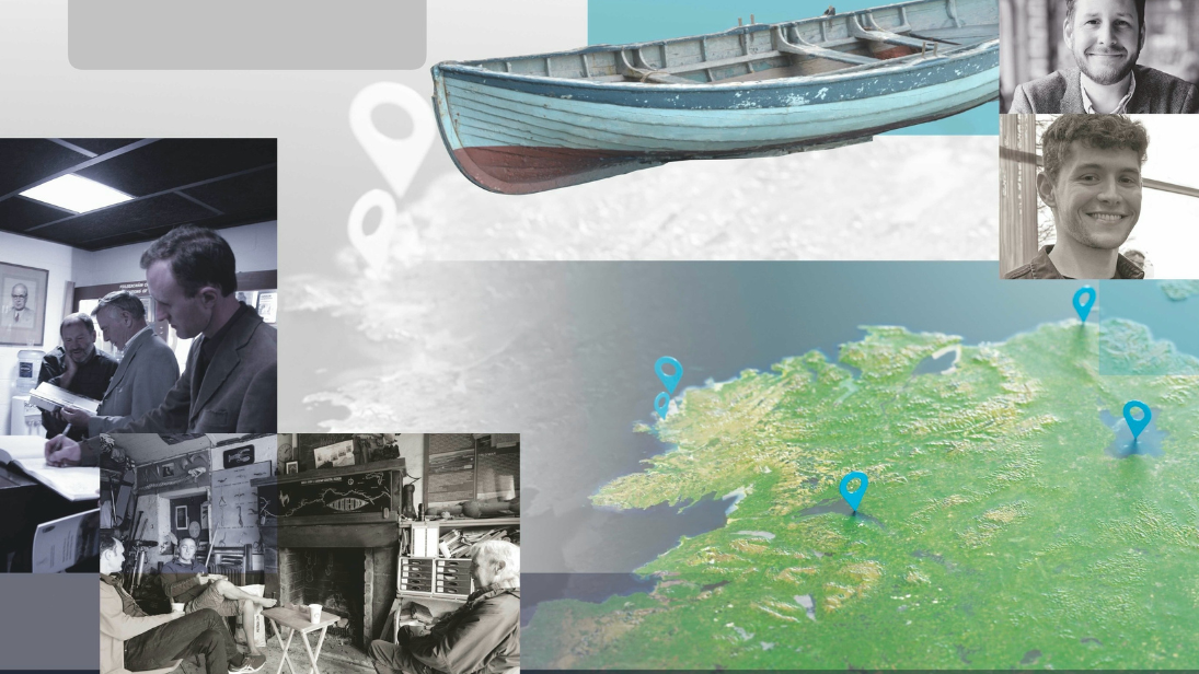 A montage of images showing the making of the give it a go app 