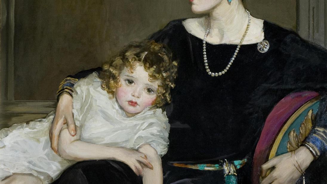 Anne Moira and the Hon. Mrs. Forbes-Sempill (1923), Lavery
