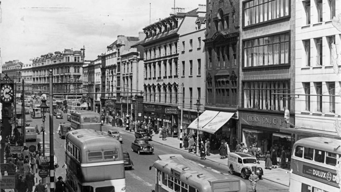 Trolley Buses, Donegal Place, Belfast