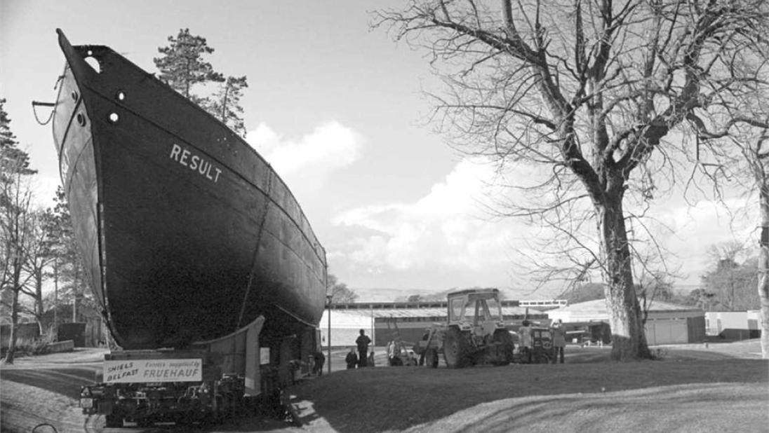 Result approaching the Transport Museum’s Dalchoolin galleries. 