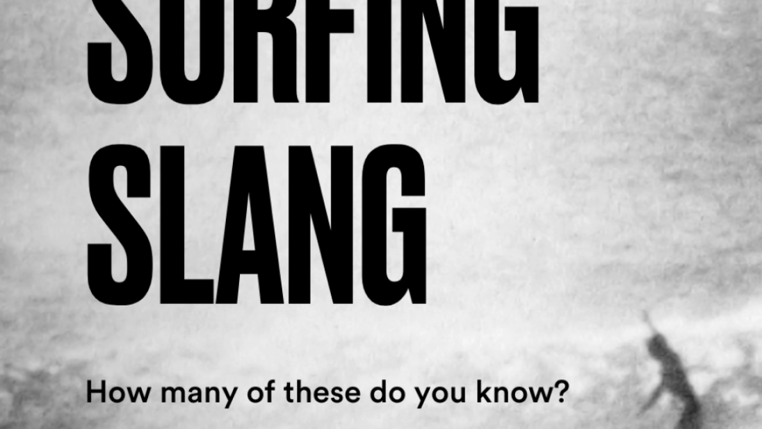 Title card surfing slang