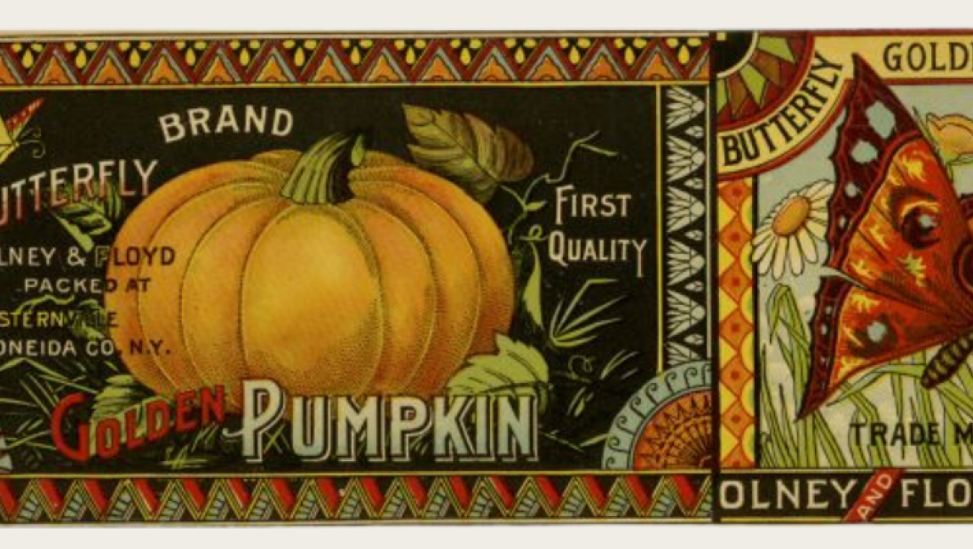 Pumpkin Can Label