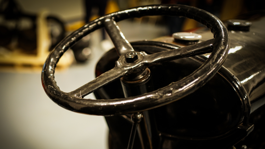 Ferguson Black Steering Wheel