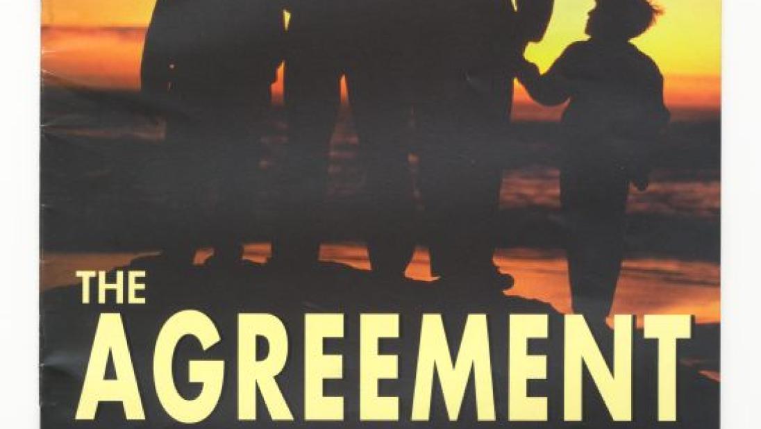 The Belfast/Good Friday Agreement signed by the British and Irish governments and political parties in Northern Ireland