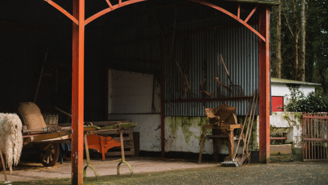 Traditional farm yard