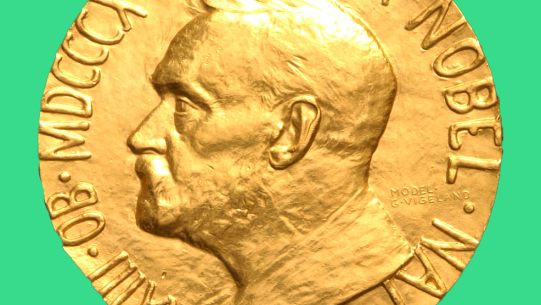 Nobel Peace Prize Coin, front