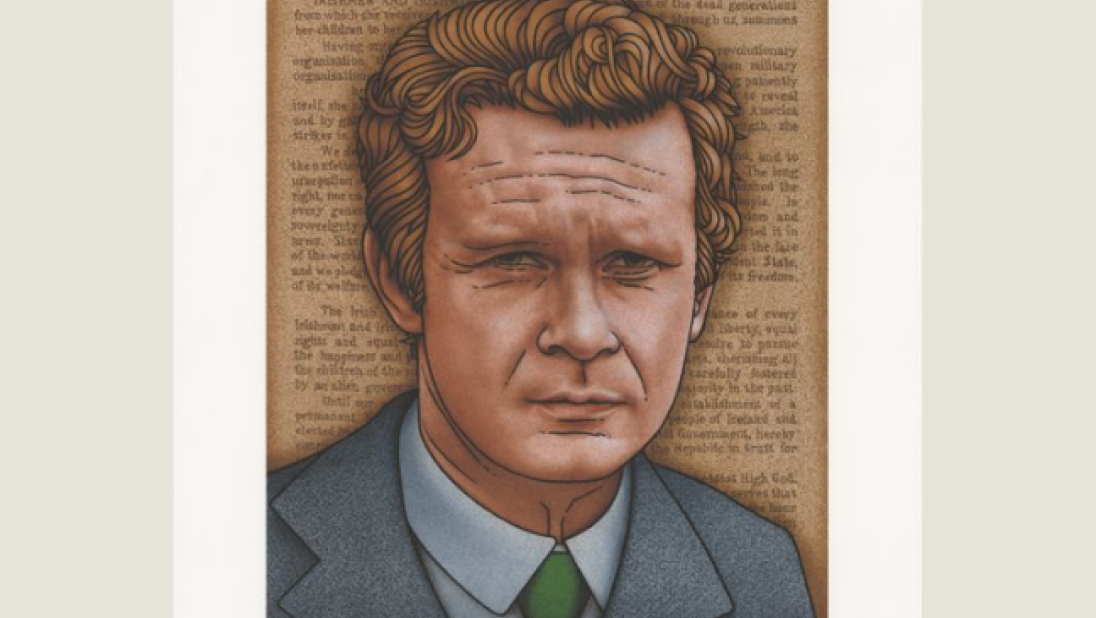 Robert Ballagh print of Martin McGuinness