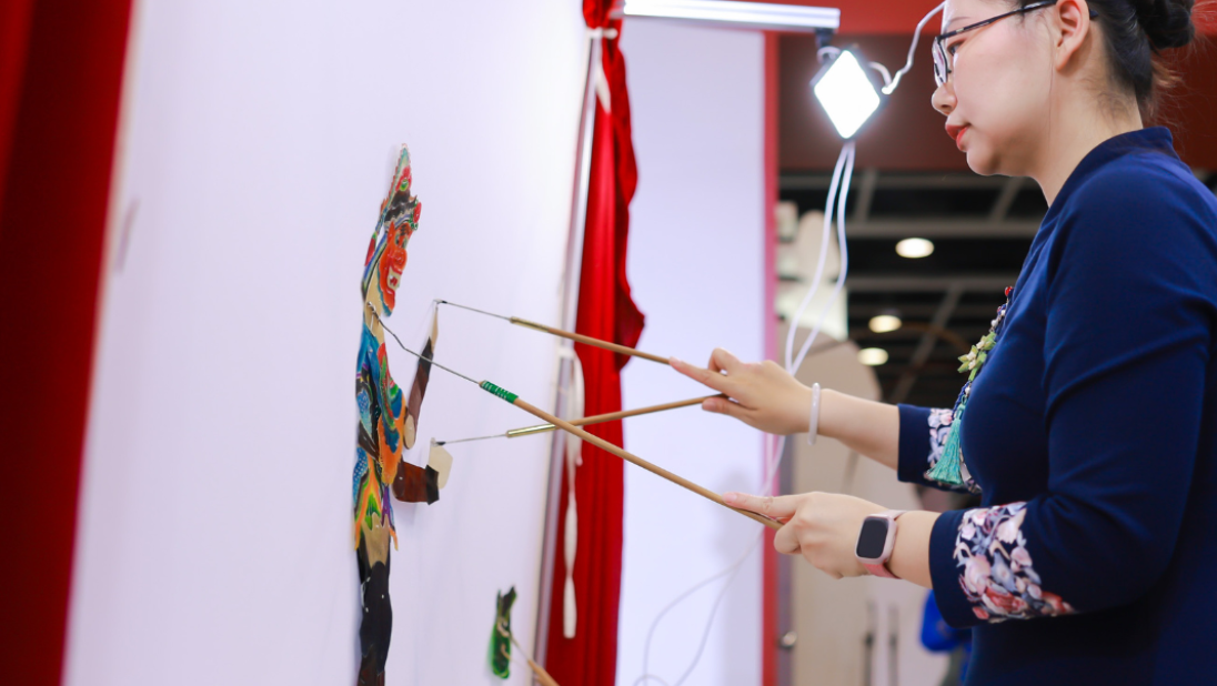 Watch a shadow puppet display