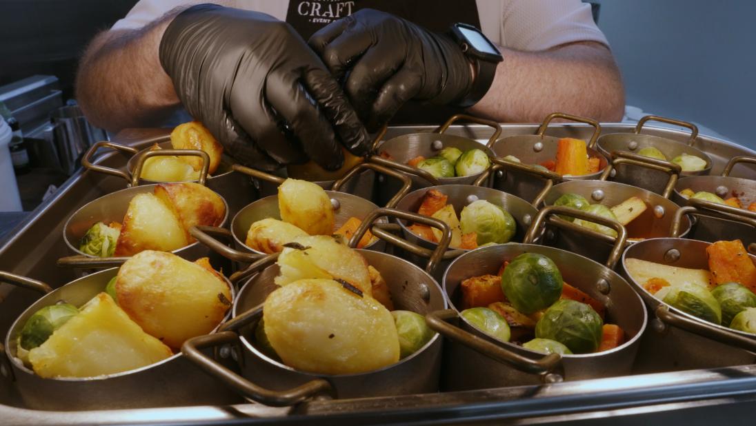 Atrium Christmas Dinner Catering