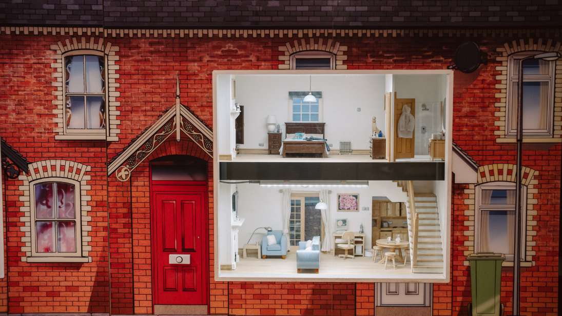 Image of a Victorian doll's house in the Ulster Museum Discovery Centres