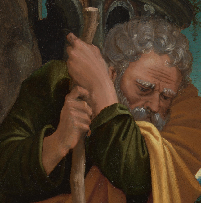 Close up of St.Joseph painting