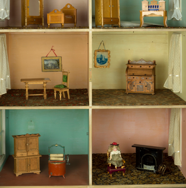 Interior of a dolls' house.