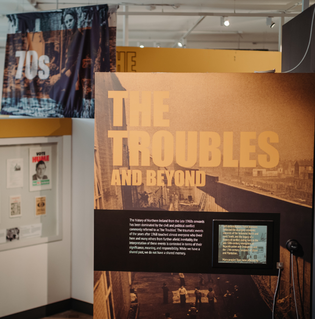 Troubles and Beyond exhibition space