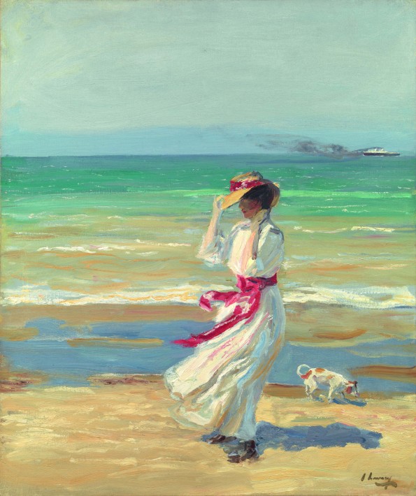 Lavery Painting - Windy Day