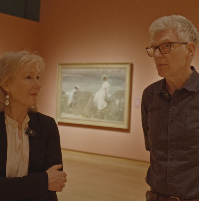 Anne Stewart and Kenneth McConkey in the Lavery on Location gallery