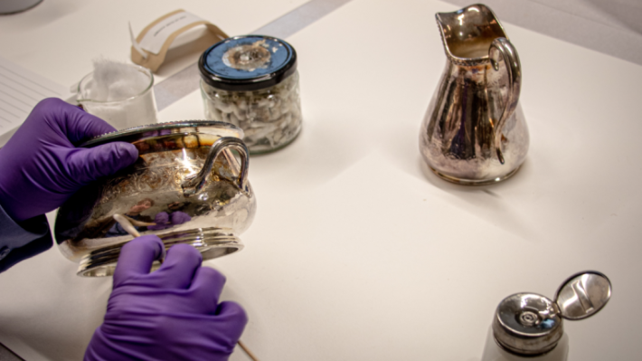 Behind The Glass - White Star Line Silverware