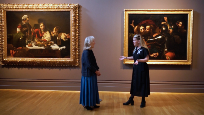 Caravaggio Gallery with Anne and Aoife