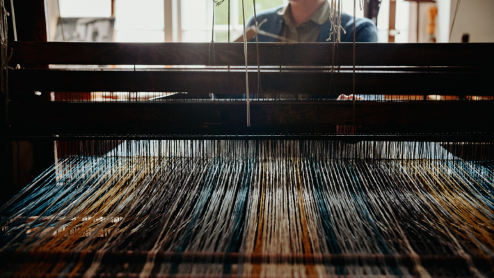 Weaving Loom at Ulster Folk Museum