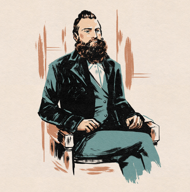 Illustration of Robert Huddleston