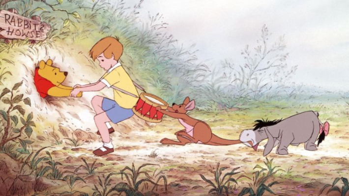 A cartoon image of winnie the pooh 