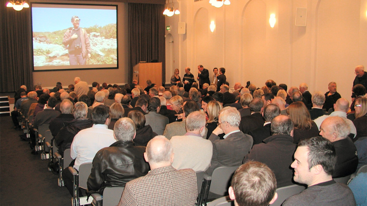 Ulster Museum Lecture Theatre in use