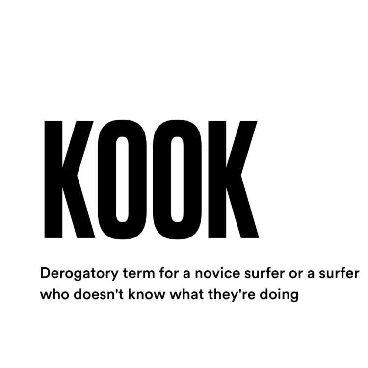 kook surfing slang