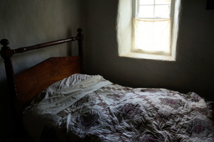 Thomas Mellon's bed