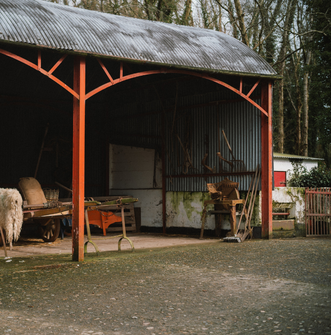 Traditional farm yard
