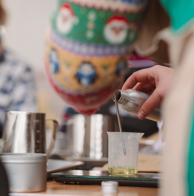 Your own hand-poured, soy candle