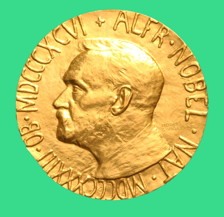Nobel Peace Prize Coin, front