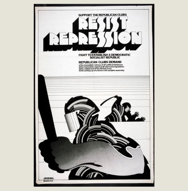 Political poster 'Resist Repression'