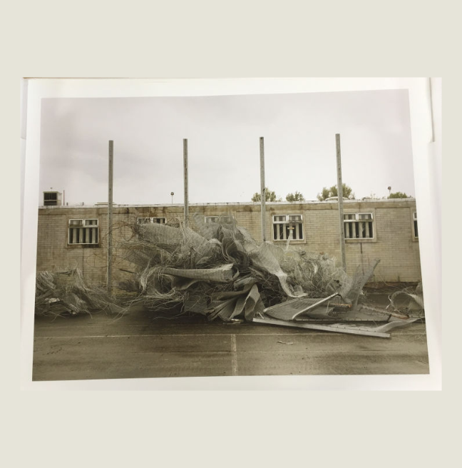 One of 7 prints purchased from the Maze Demolition Series.