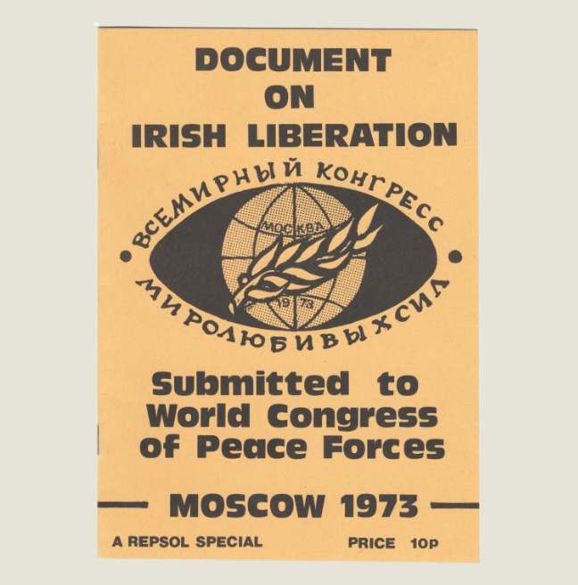 Document on Irish Liberation leaflet 