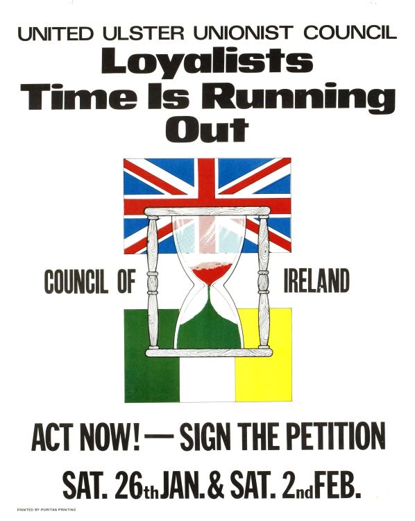 United Ulster Unionist Council political poster