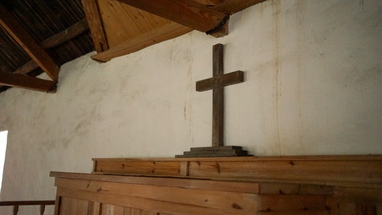 Cross in the Tullyallen Mass House