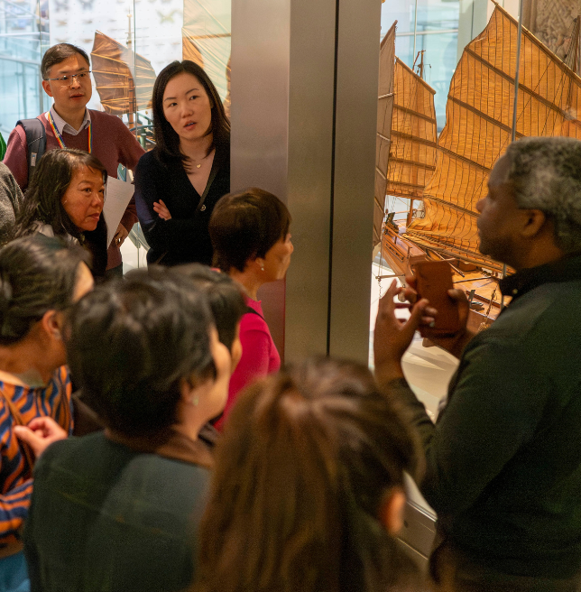Tour group at the Ulster Museum