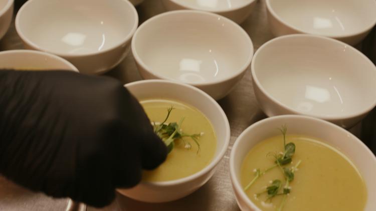 Atrium Christmas Dinner Catering