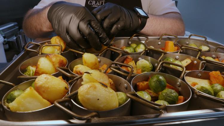 Atrium Christmas Dinner Catering