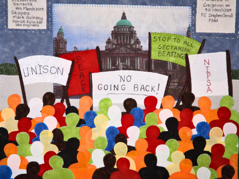 No going back, conflict textiles