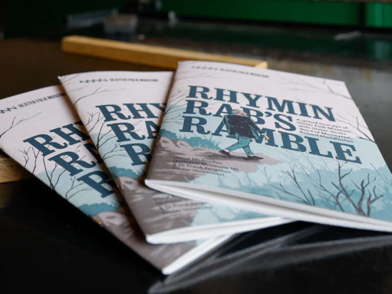 Three booklets for Rhymin Rabs Ramble self guided Ulster Scots trail