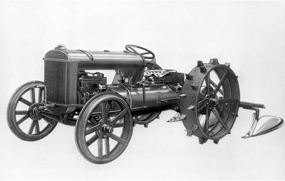 Ferguson Brown tractor with plough