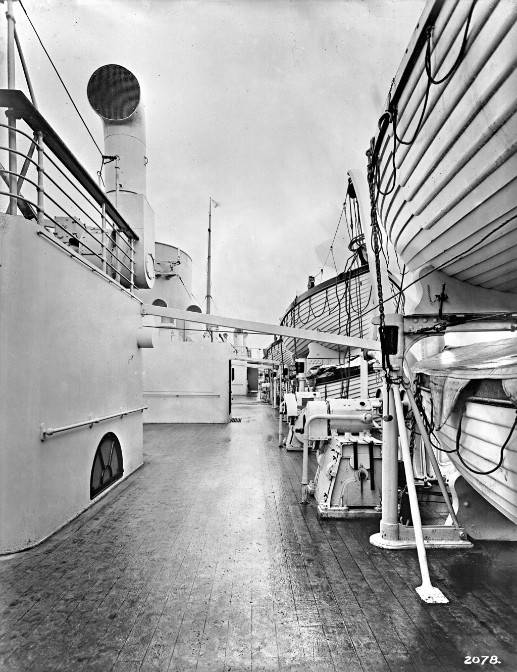 Asturias boat deck