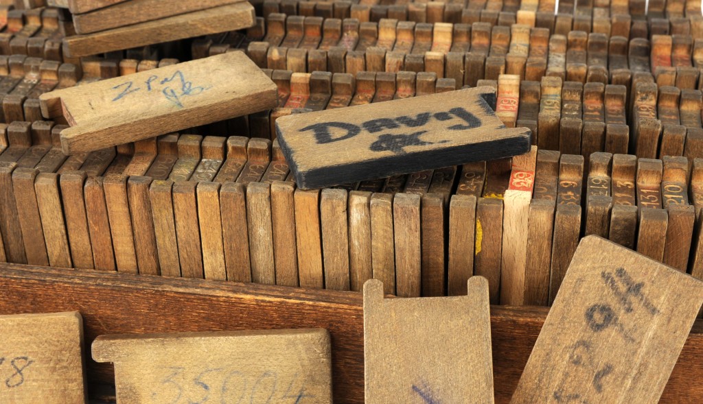 Wooden timekeeping boards