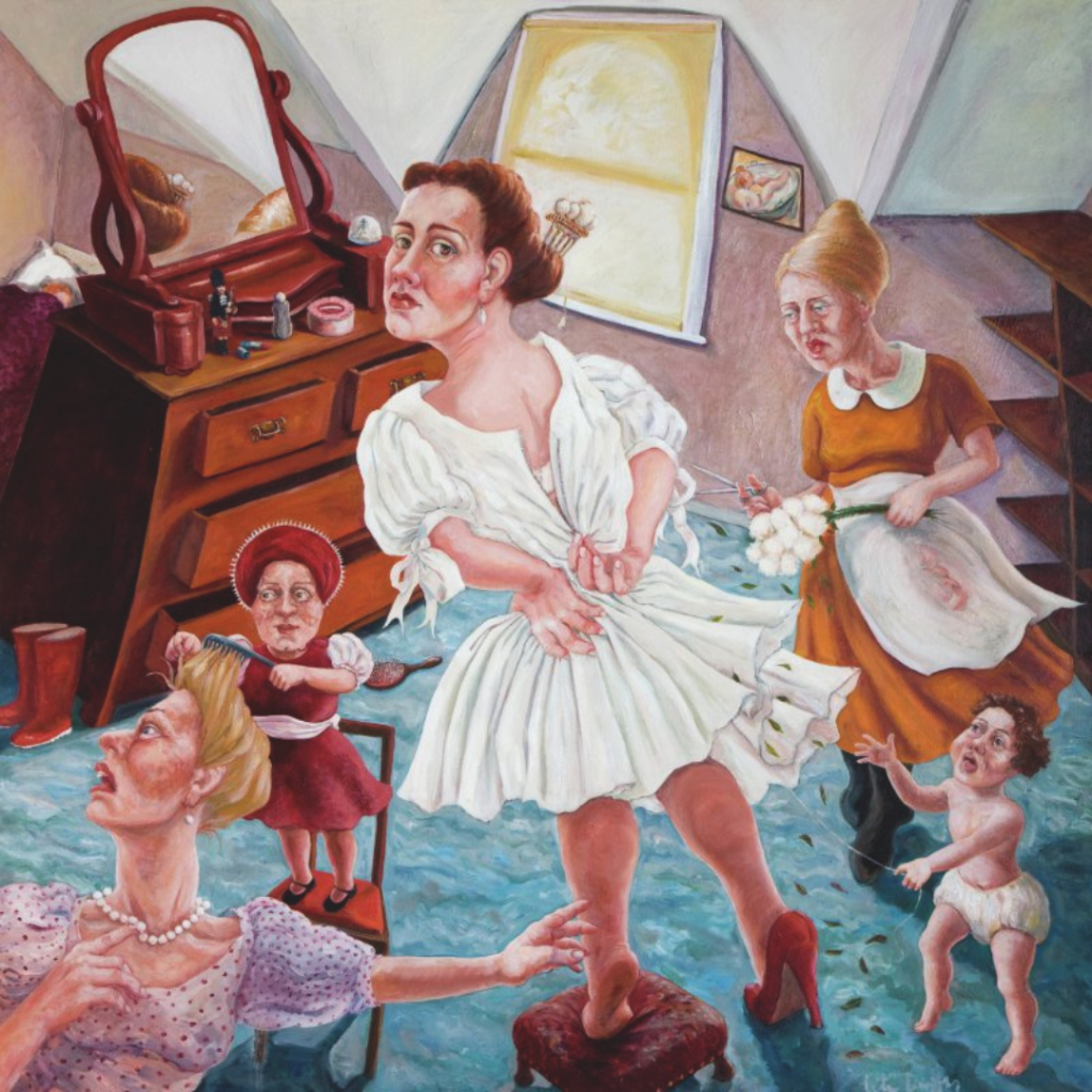 Nuptial Grooming (1994) oil on canvas. BELUM.U4984 © Rita Duffy 