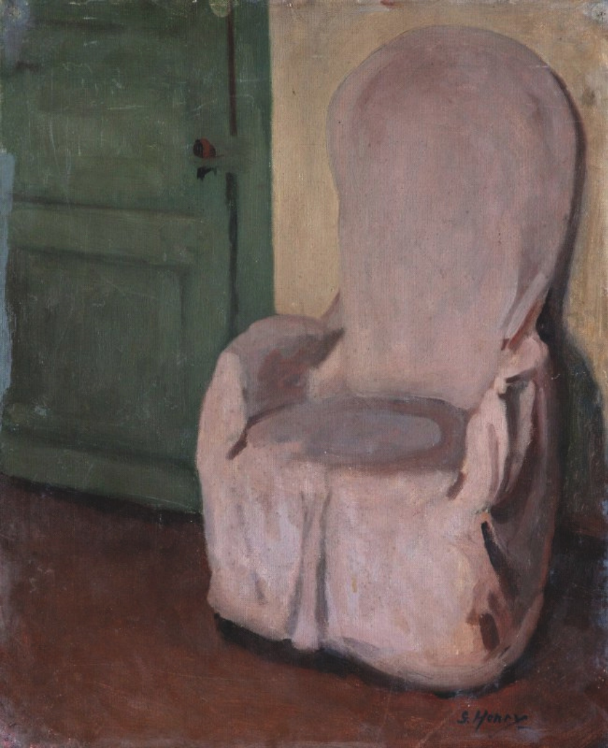 The Easy Chair, oil on canvas on board. BELUM.U664 © the copyright holder 