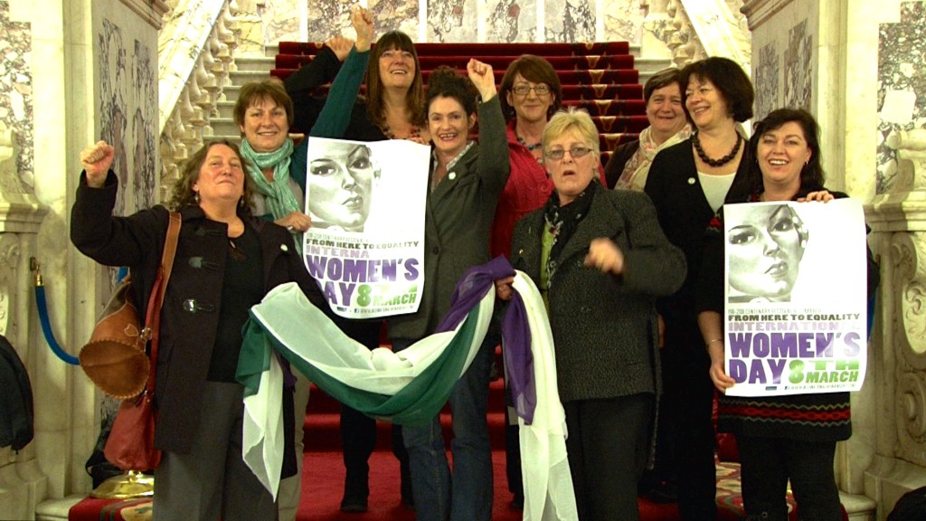 A photo from 2011 of the evening we had a motion passed at Belfast City Council that adopted International Women's Day as an annual event.  