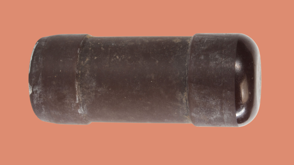 Brown plastic bullet